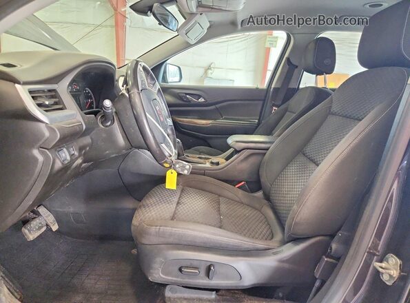 1GKKNSLS0KZ102968 2019 GMC ACADIA Gray Widok wnętrza z przodu