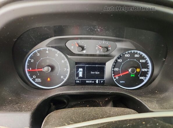 1GKKNSLS0KZ102968 2019 GMC ACADIA Gray Widok zestawu wskaźników