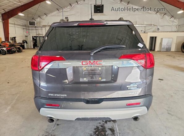 1GKKNSLS0KZ102968 2019 GMC ACADIA Gray Widok z tyłu