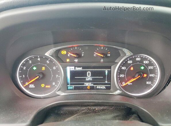 1GKKNSLS1HZ264875 2017 GMC ACADIA White Widok zestawu wskaźników