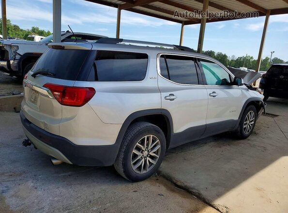 1GKKNSLS2HZ219539 2017 GMC ACADIA Серебряный Задняя правая четверть