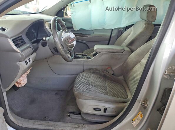1GKKNSLS2HZ219539 2017 GMC ACADIA Серебряный Вид салона спереди
