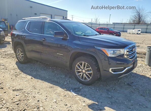 1GKKNSLS5HZ232138 2017 GMC ACADIA Синий Передняя правая четверть