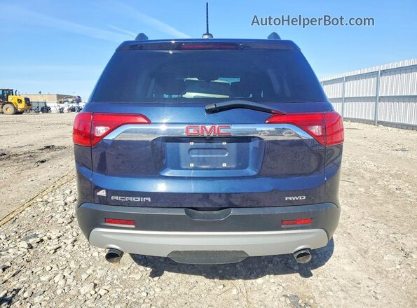 1GKKNSLS5HZ232138 2017 GMC ACADIA Синий Вид сзади