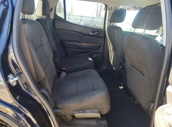 1GKKNSLS5HZ232138 2017 GMC ACADIA Синий Вид задней части салона