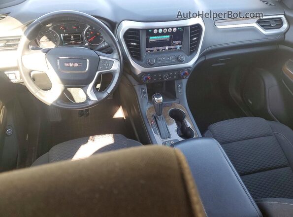 1GKKNSLS5HZ232138 2017 GMC ACADIA Синий Вид панели приборов