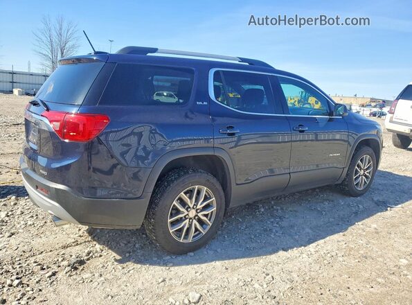 1GKKNSLS5HZ232138 2017 GMC ACADIA Синий Задняя правая четверть