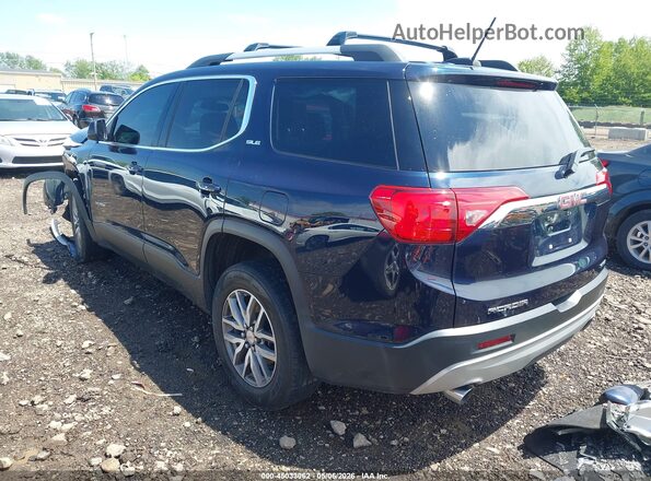 1GKKNSLS6HZ301595 2017 GMC ACADIA Синий Задняя левая четверть