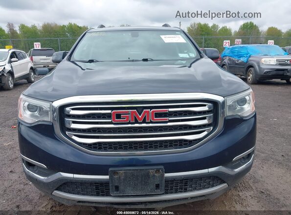 1GKKNSLS7HZ183590 2017 GMC ACADIA Синий Вид щитка приборов