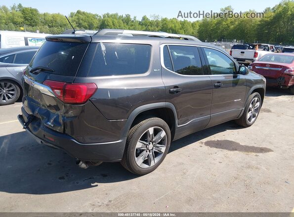 1GKKNWLS3JZ117552 2018 GMC ACADIA Серый Задняя правая четверть