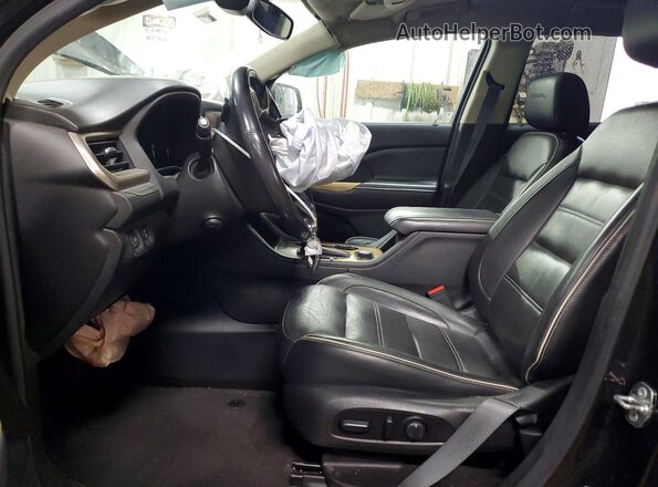1GKKNXLS1JZ201407 2018 GMC ACADIA Черный Вид салона спереди