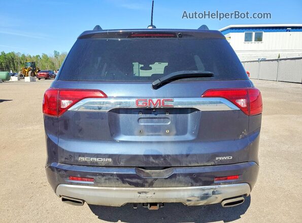 1GKKNXLS2JZ201870 2018 GMC ACADIA Blue Vista trasera