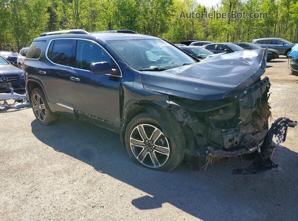 1GKKNXLS2JZ201870 2018 GMC ACADIA Blue Delantero derecho