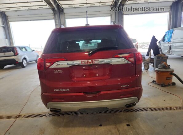 1GKKNXLS4KZ171661 2019 GMC ACADIA Бордовый Вид сзади