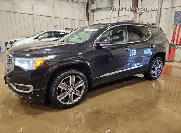 1GKKNXLS5KZ296345 2019 GMC ACADIA Black წინა მარცხენა ხედი სამი მეოთხედიდან