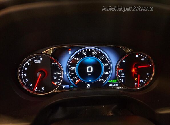 1GKKNXLS5KZ296345 2019 GMC ACADIA Black ხელსაწყოთა პანელის ხედი