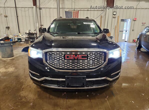 1GKKNXLS5KZ296345 2019 GMC ACADIA Black წინა ხედი