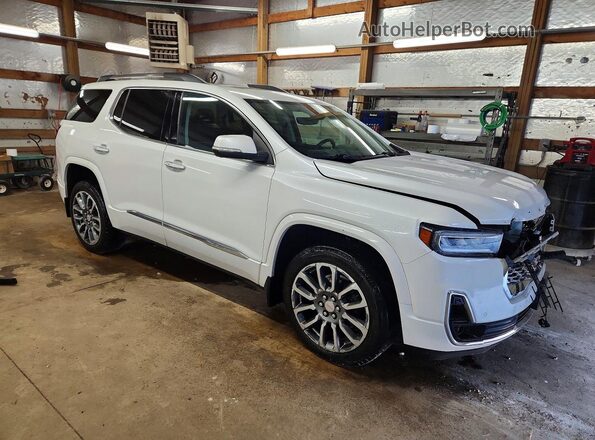 1GKKNXLS6MZ146358 2021 GMC ACADIA Белый Передняя правая четверть
