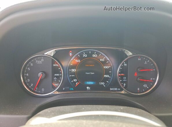 1GKKNXLSXKZ278018 2019 GMC ACADIA Black Widok zestawu wskaźników
