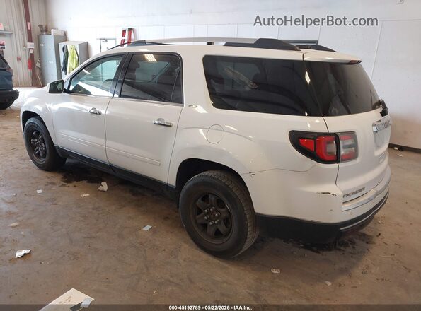 1GKKVRKDXGJ101893 2016 GMC ACADIA Белый Задняя левая четверть