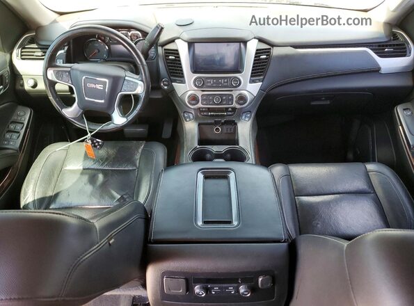1GKS1BKC3JR201241 2018 GMC YUKON Черный Вид панели приборов