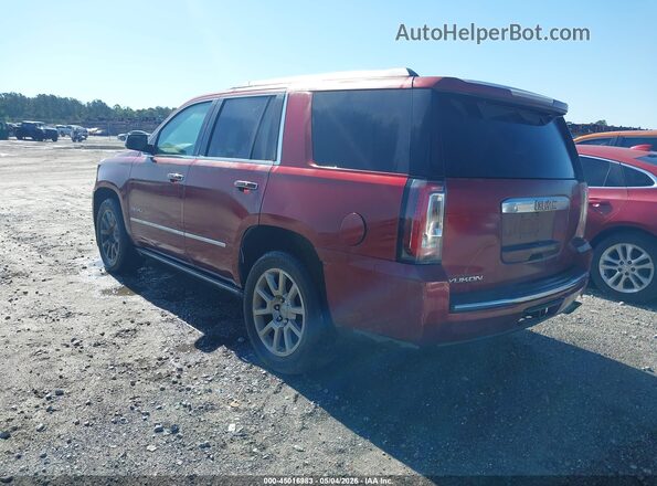 1GKS1CKJ4GR272140 2016 GMC YUKON Красный Задняя левая четверть