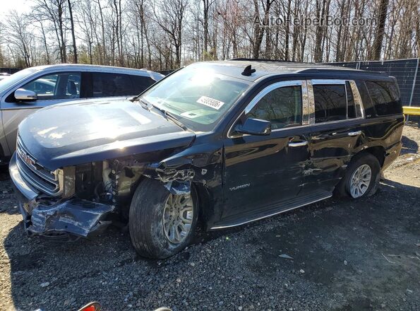 1GKS2BKC0LR109732 2020 GMC YUKON Черный Передняя левая четверть