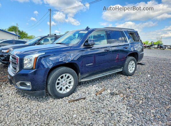 1GKS2BKC1LR217650 2020 GMC YUKON Синий Передняя левая четверть