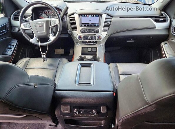 1GKS2BKC1LR217650 2020 GMC YUKON Синий Вид панели приборов