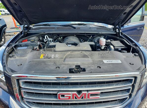 1GKS2BKC1LR217650 2020 GMC YUKON Синий Вид задней части салона