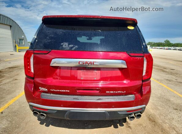 1GKS2DKL9MR395044 2021 GMC YUKON Red Widok z tyłu