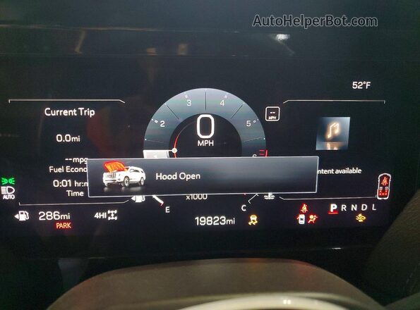 1GKS2DRL2SR232822 2025 GMC YUKON Белый Вид щитка приборов
