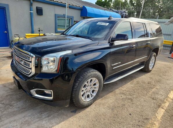 1GKS2GKC0JR249998 2018 GMC YUKON Black წინა მარცხენა ხედი სამი მეოთხედიდან