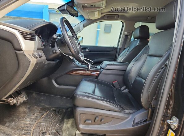 1GKS2GKC0JR249998 2018 GMC YUKON Black წინა სალონის ხედი