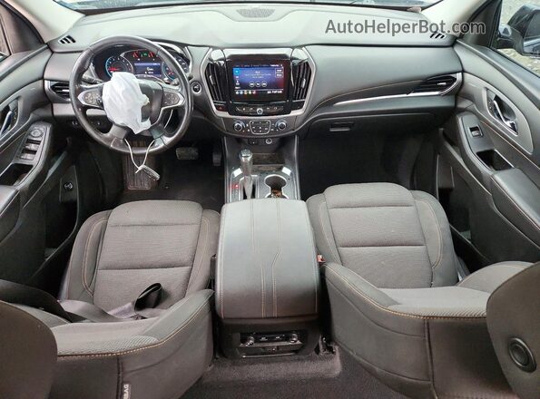 1GNERGKW2LJ112455 2020 CHEVROLET TRAVERSE Blue Widok deski rozdzielczej