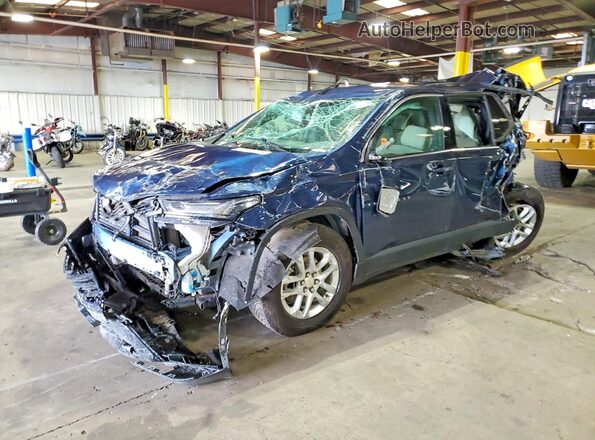 1GNERLKW6NJ160746 2022 CHEVROLET TRAVERSE Синий Передняя левая четверть