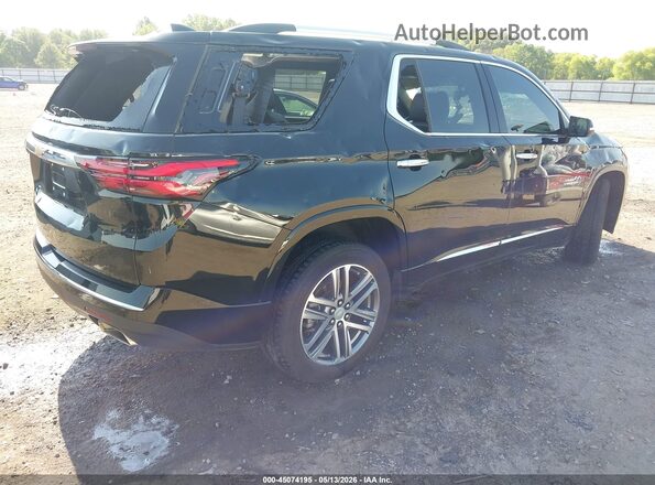 1GNERNKW1NJ189633 2022 CHEVROLET TRAVERSE Черный Задняя правая четверть
