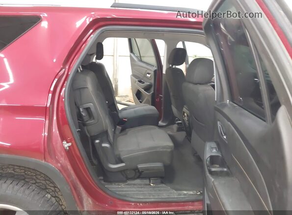 1GNEVGKW0JJ282032 2018 CHEVROLET TRAVERSE Red Widok naklejki z numerem VIN