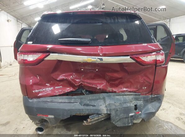 1GNEVGKW0JJ282032 2018 CHEVROLET TRAVERSE Red Widok z przodu