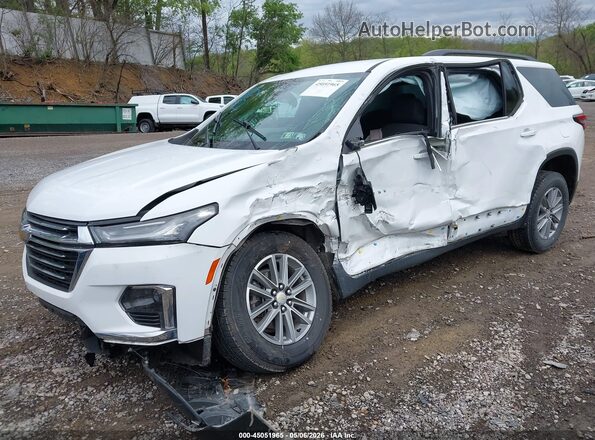 1GNEVGKW2NJ183282 2022 CHEVROLET TRAVERSE Белый Передняя левая четверть