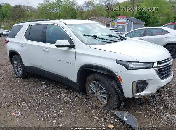 1GNEVGKW2NJ183282 2022 CHEVROLET TRAVERSE Белый Передняя правая четверть