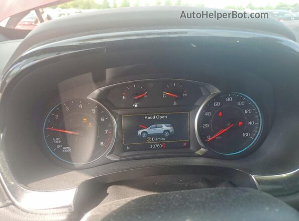 1GNEVGKW2PJ317727 2023 CHEVROLET TRAVERSE Красный Вид щитка приборов