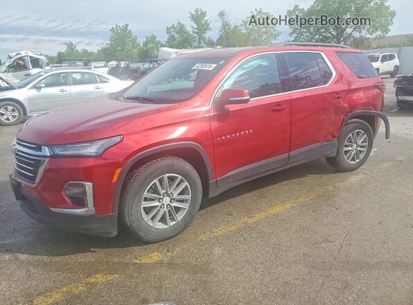 1GNEVGKW2PJ317727 2023 CHEVROLET TRAVERSE Красный Передняя левая четверть