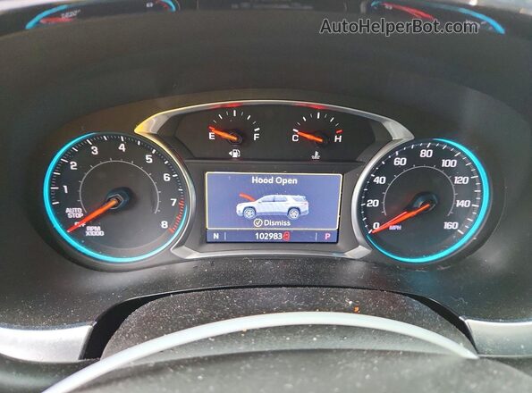 1GNEVGKW9LJ108558 2020 CHEVROLET TRAVERSE Серебряный Вид щитка приборов