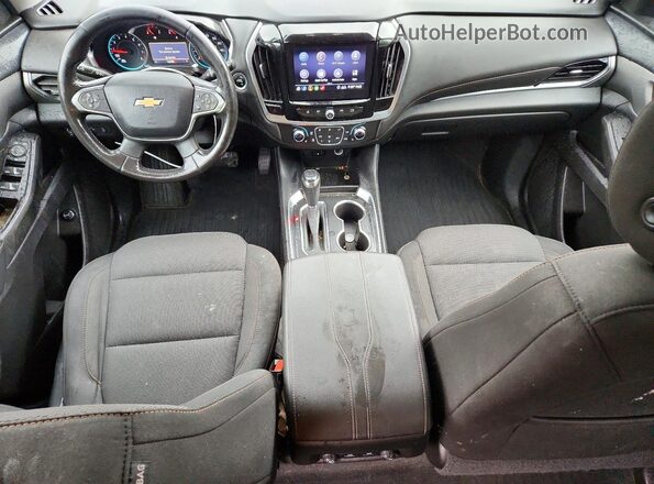1GNEVGKW9LJ108558 2020 CHEVROLET TRAVERSE Серебряный Вид панели приборов