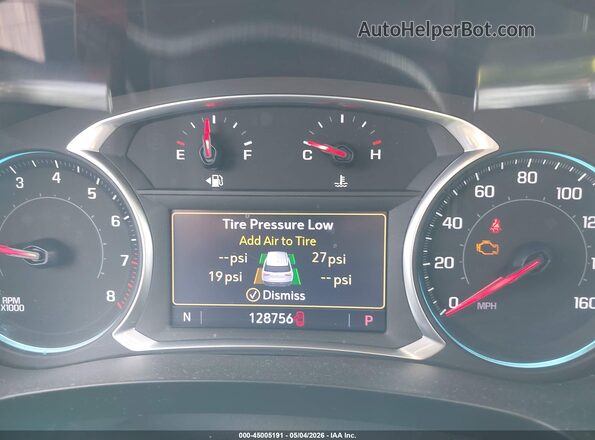 1GNEVGKWXLJ183446 2020 CHEVROLET TRAVERSE Черный Вид задних сидений