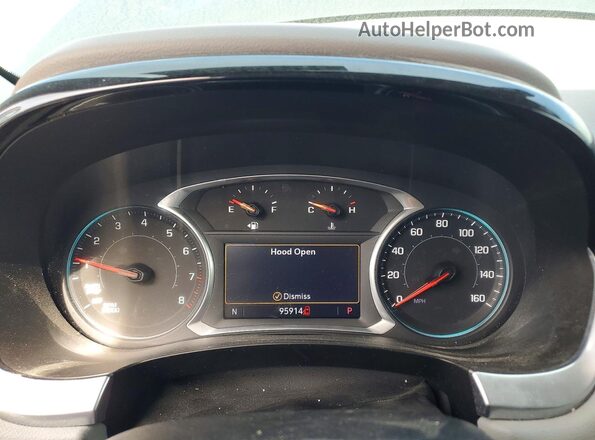 1GNEVGKWXMJ159360 2021 CHEVROLET TRAVERSE Black Vista del cuadro de instrumentos