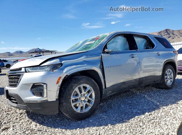 1GNEVLKW0NJ128323 2022 CHEVROLET TRAVERSE Silver Przód lewy
