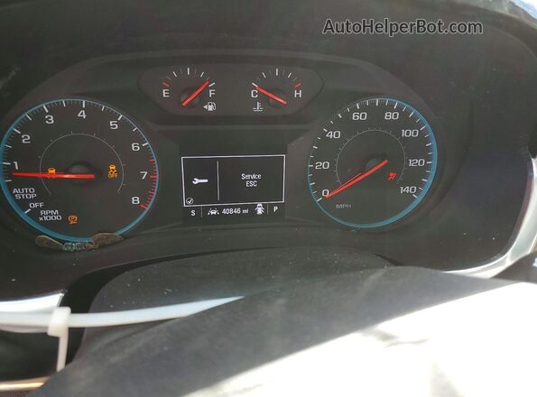 1GNEVLKW0NJ128323 2022 CHEVROLET TRAVERSE Silver Widok zestawu wskaźników