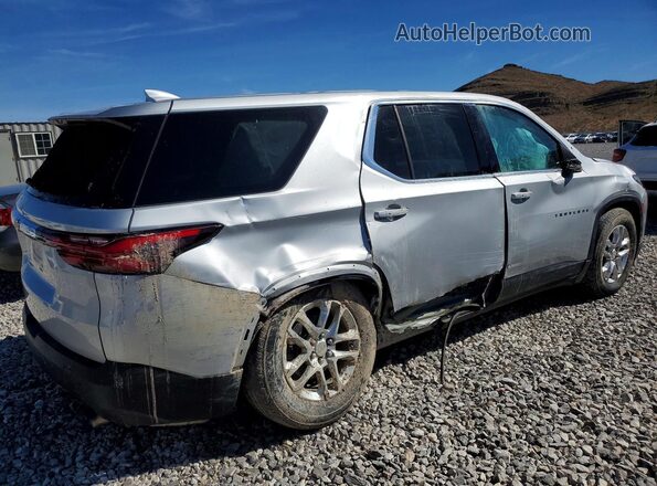 1GNEVLKW0NJ128323 2022 CHEVROLET TRAVERSE Silver Tył prawy